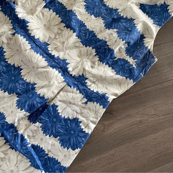 New Talbots Blue Daisy Floral Sheath Dress - Picture 3 of 7